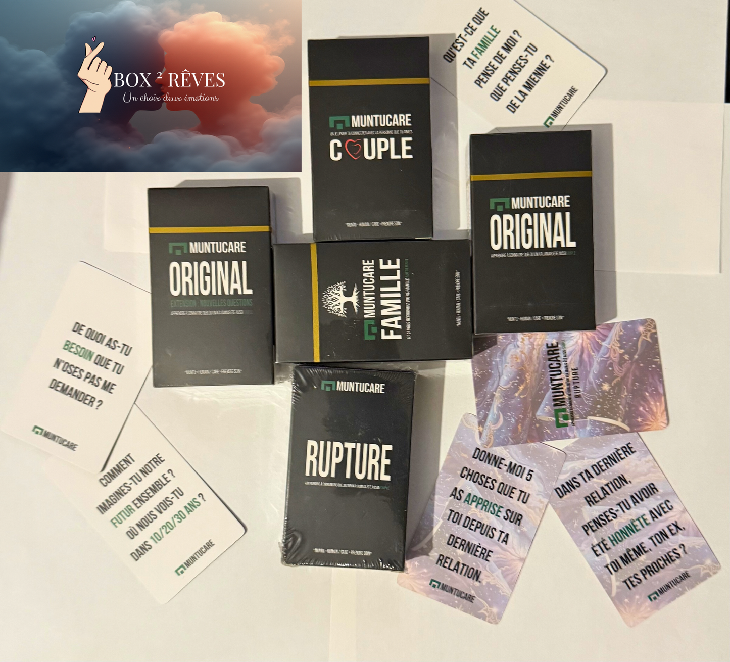 MUNTUCARE – Cartes de Conversation & Connexion | Édition Original, Couple, Famille, Divorce