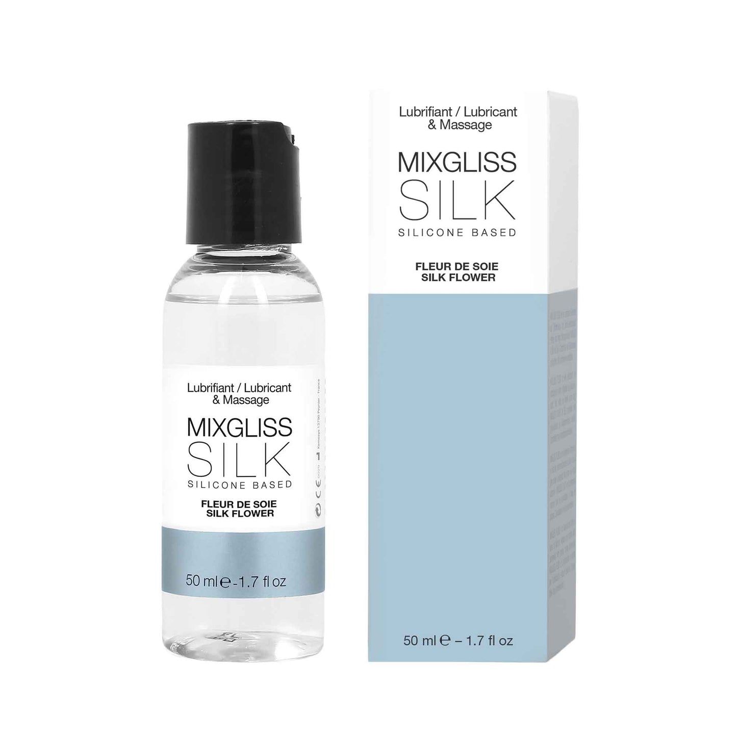 Mixgliss Silicone – Lubrifiant Intime & Huile de Massage 2-en-1 – 70 ml